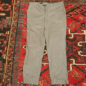 Banana Republic 34X34 light grey with black pin stripe dress pants NWOT